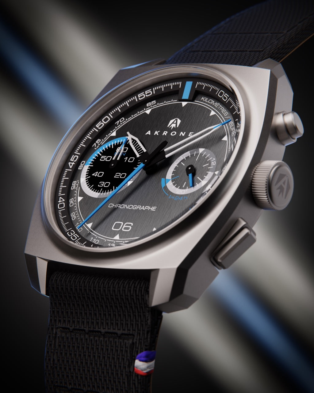 Akrone S-05 Titanium Mecaquartz Chronograph