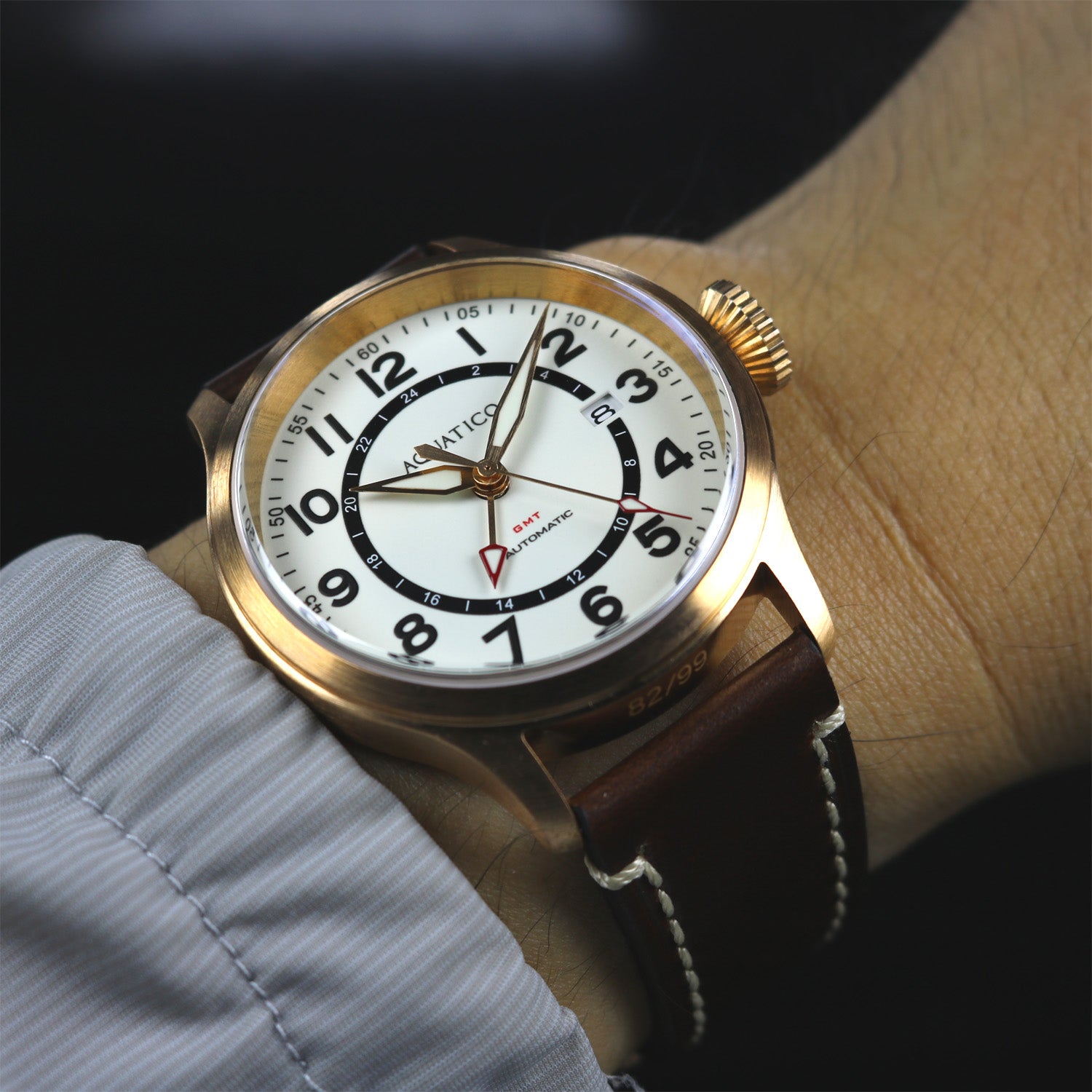 Aquatico Bronze Horizon Hawk GMT