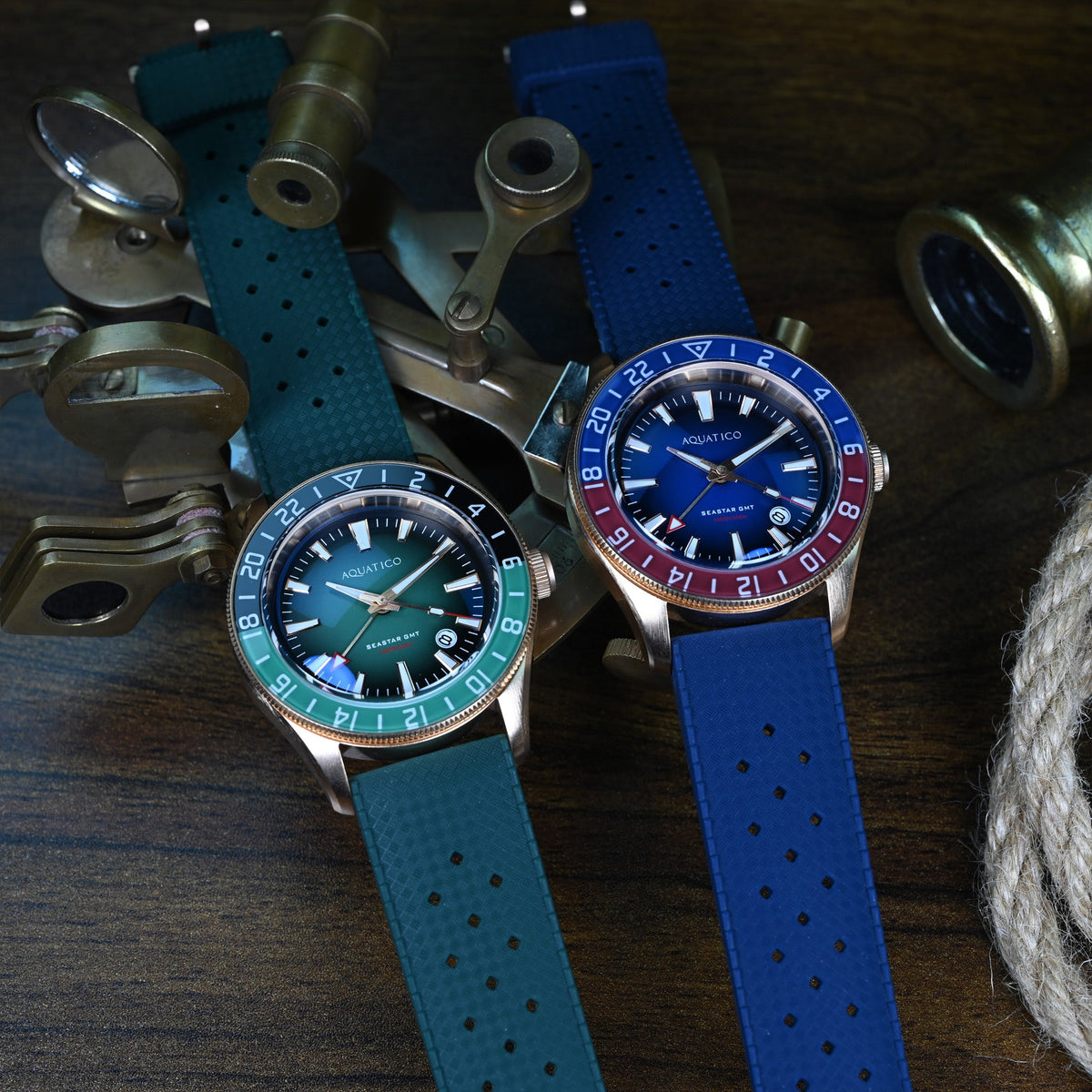 Aquatico Bronze Star GMT
