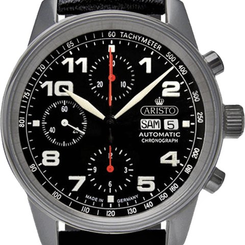 Aristo Titan Tachymeter Chronograph 5H129Ti