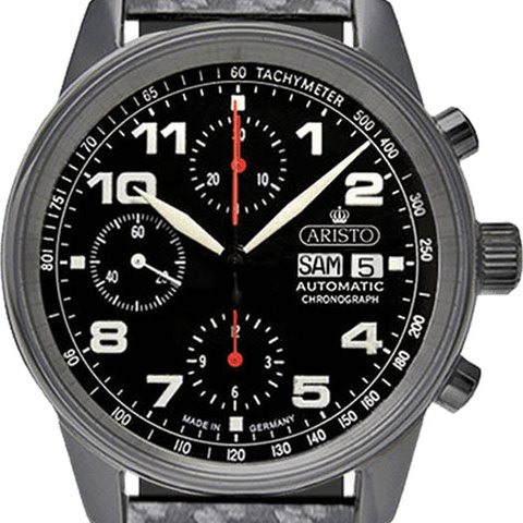 Aristo Titan Carbon Chronograph 5H99