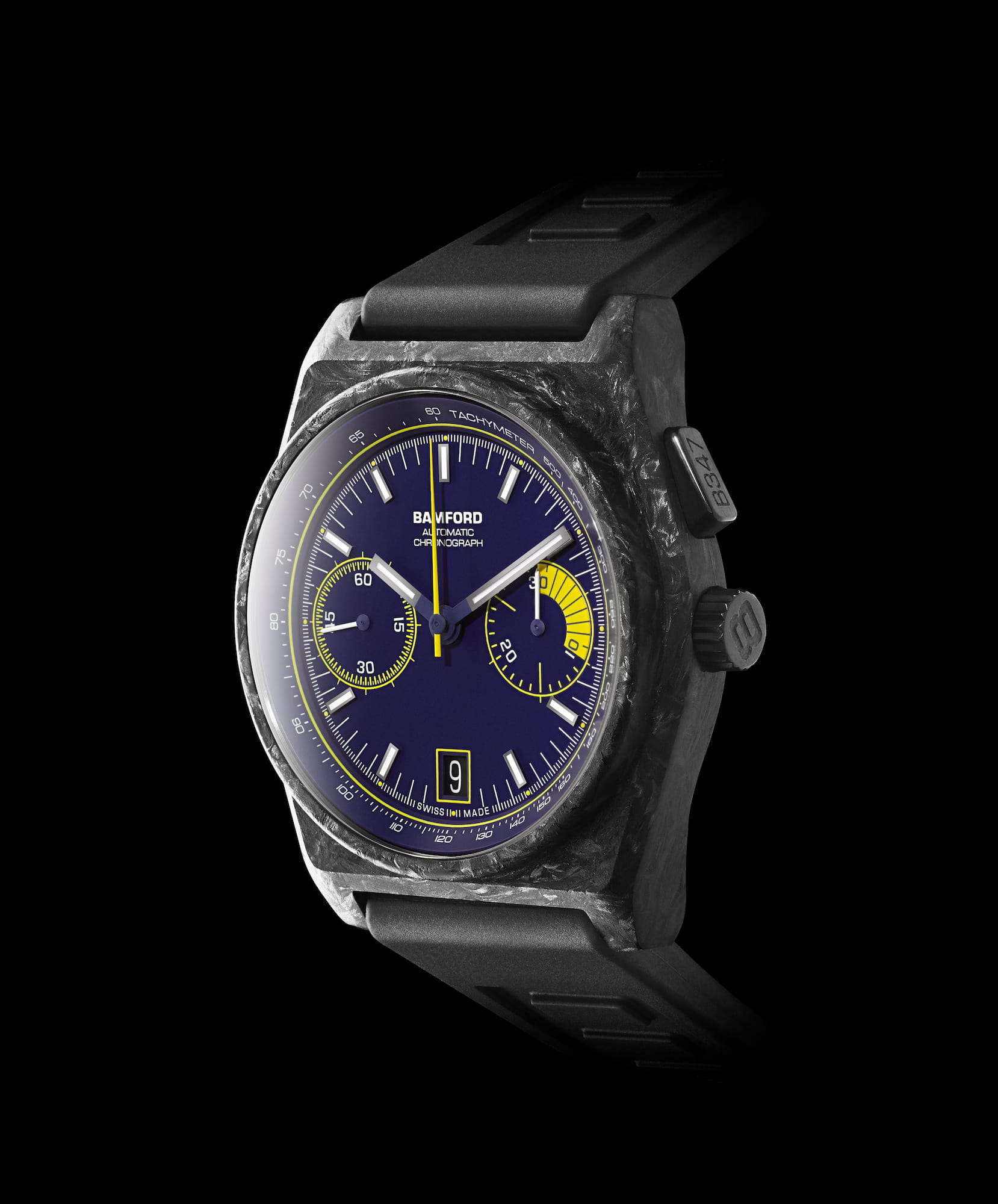 Bamford London Carbon B347 Monopusher Chronograph