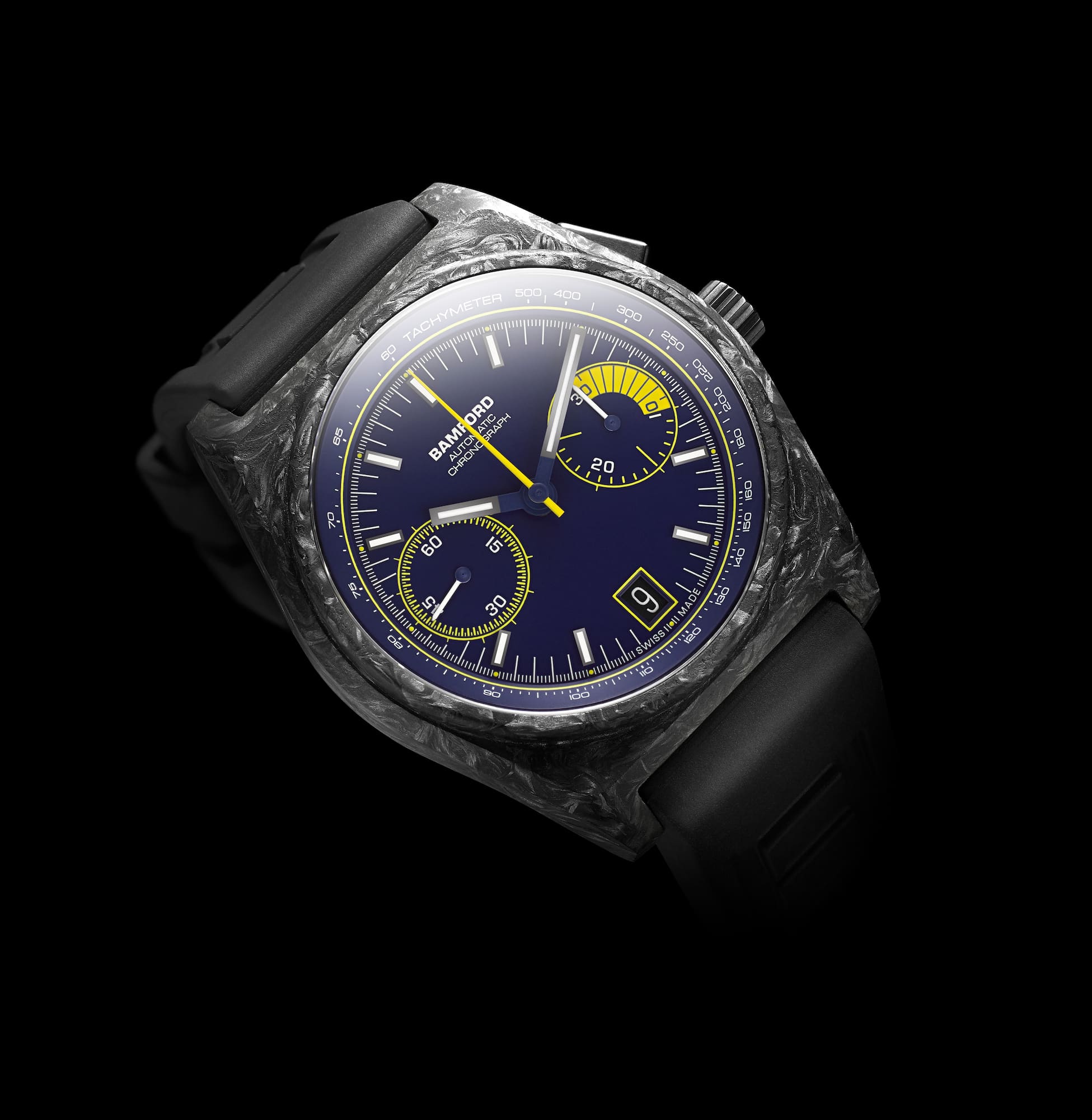 Bamford London Carbon B347 Monopusher Chronograph