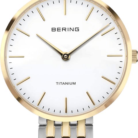 Bering Titanium Polished Gold (bicolour)
