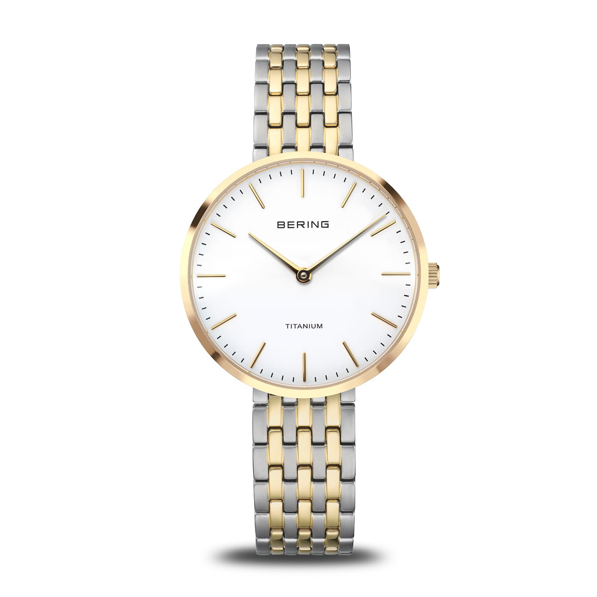 Bering Titanium Polished Gold (bicolour)