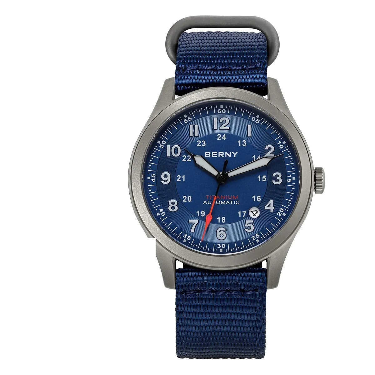 Berny Automatic Titanium Field Watch AMT163