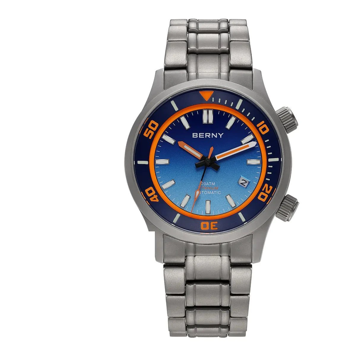 Berny Automatic Titanium Diver Watch