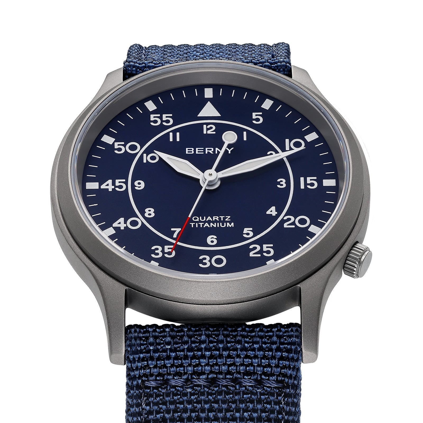 Berny Quartz Titanium Field Watch T2566