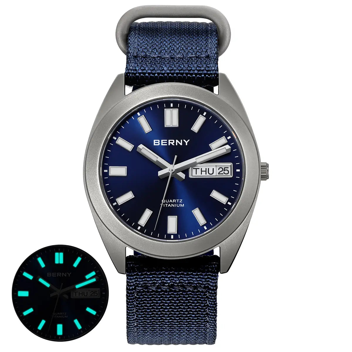Berny Quartz Titanium Dress Watch T2567