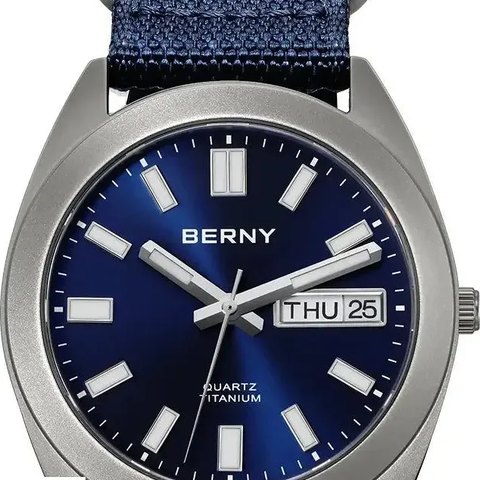 Berny Quartz Titanium Dress Watch T2567