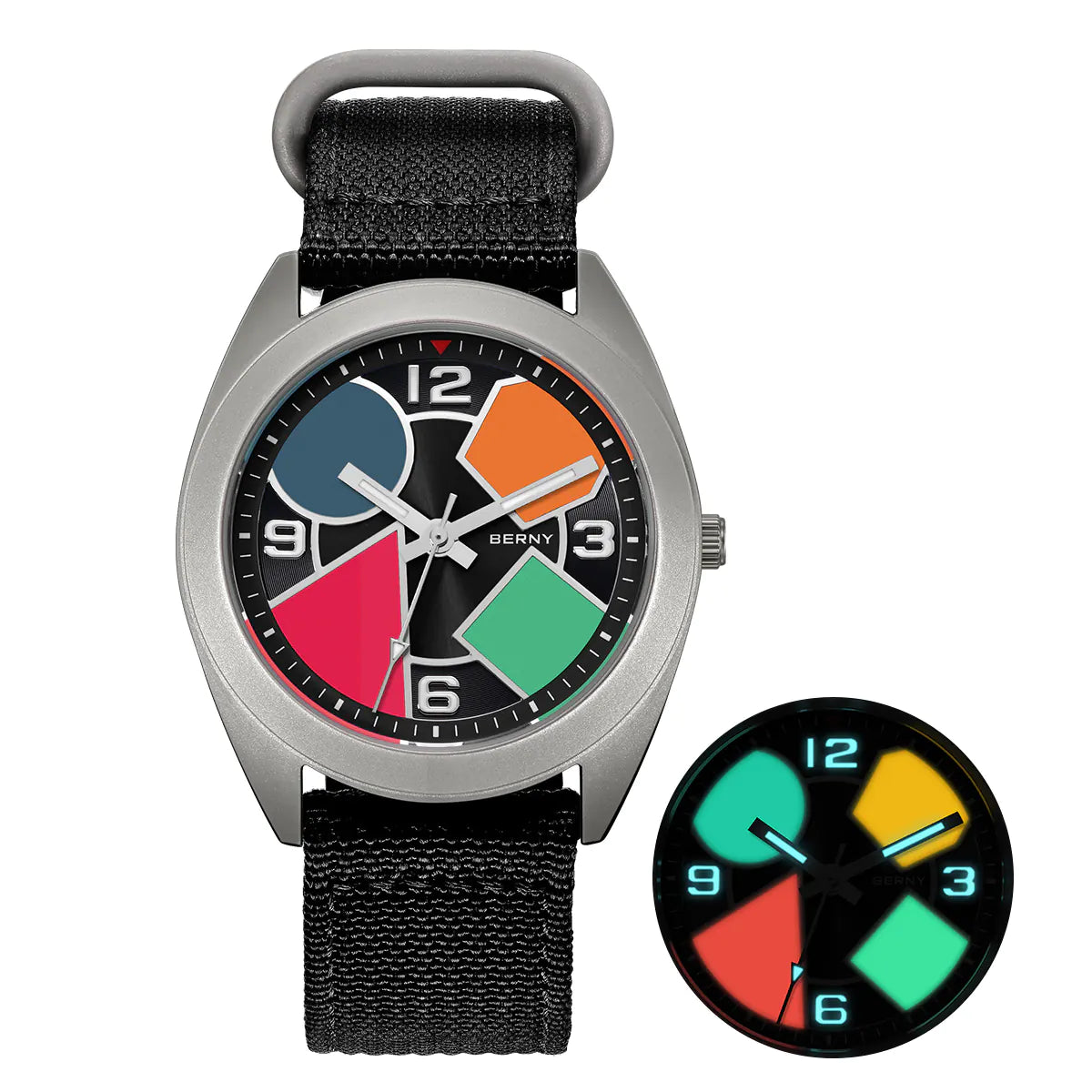 Berny Quartz Titanium Dress Watch T2570