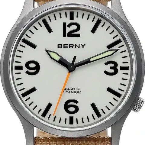 Berny Quartz Titanium Field Watch V2 T2576