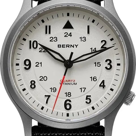 Berny Quartz Titanium Field Watch T2596