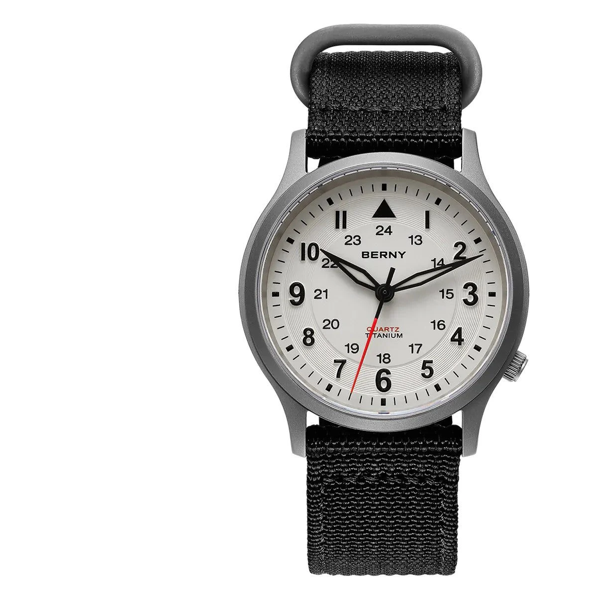 Berny Quartz Titanium Field Watch T2596