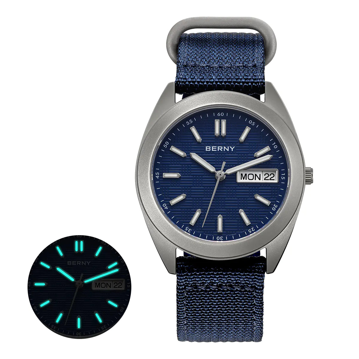 Berny Quartz Titanium Dress Watch T2597