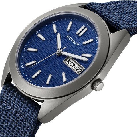 Berny Quartz Titanium Dress Watch T2597