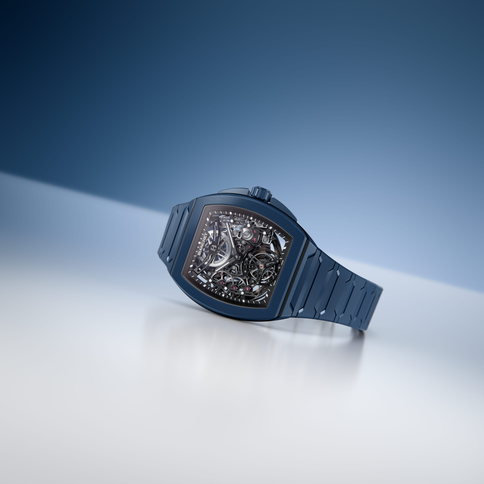 Bianchet UltraFino Tonneau Flying Tourbillon (Deep Blue Ceramic)