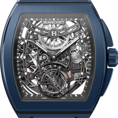 Bianchet UltraFino Tonneau Flying Tourbillon (Deep Blue Ceramic)