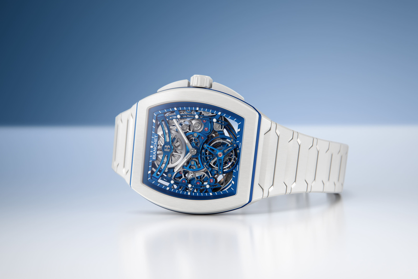 Bianchet UltraFino Tonneau Flying Tourbillon (White Ceramic)