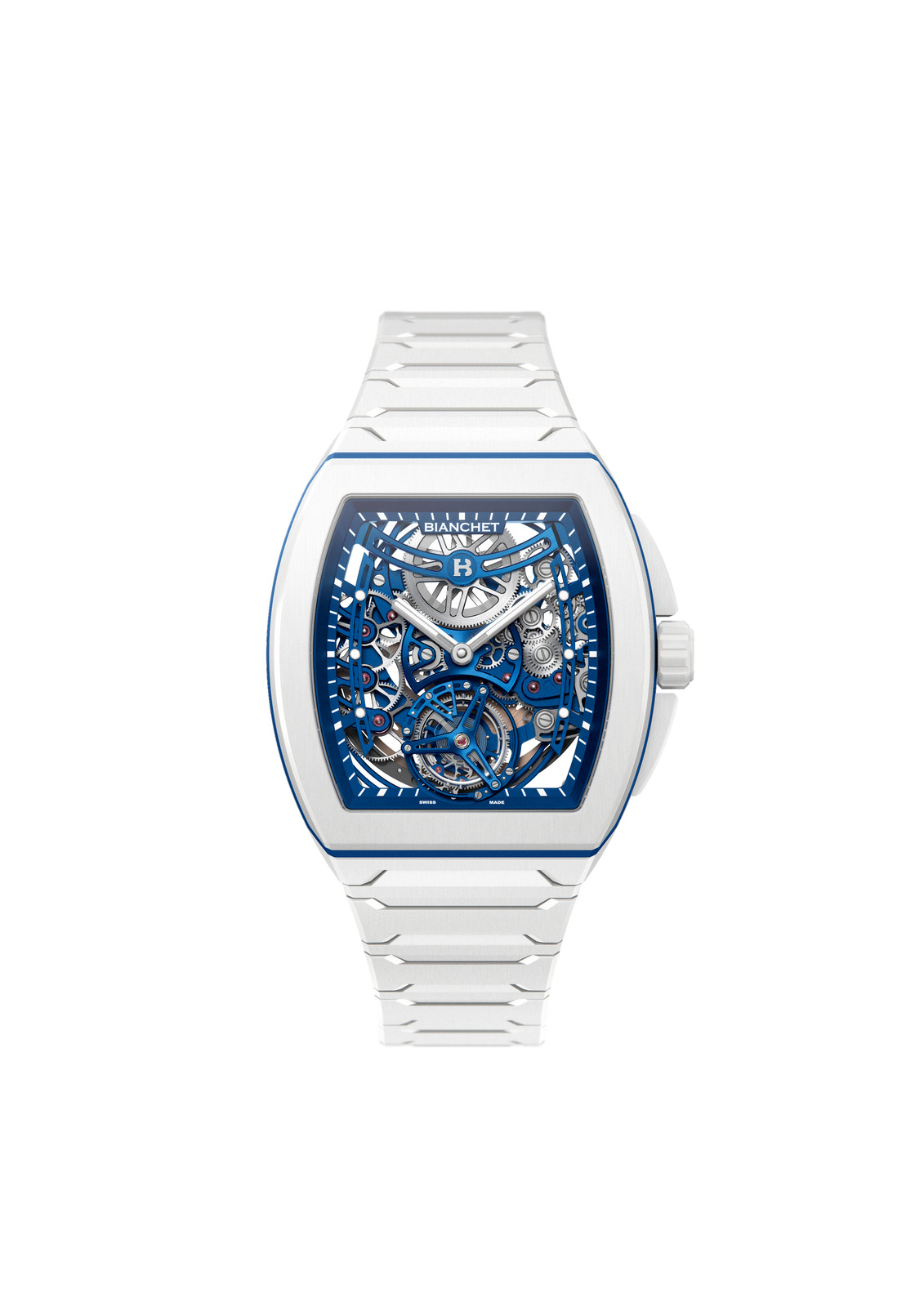 Bianchet UltraFino Tonneau Flying Tourbillon (White Ceramic)