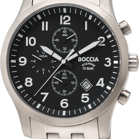 Boccia Titanium Chronograph 3755