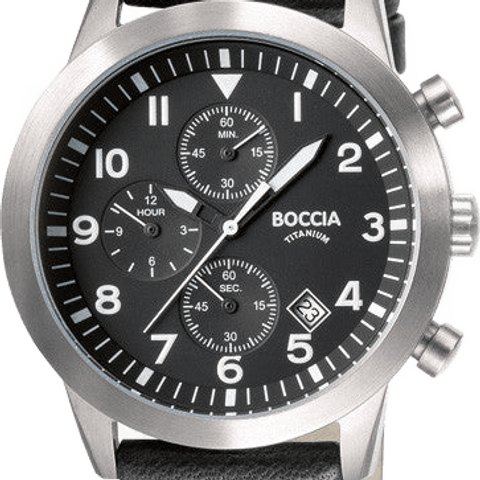 Boccia Titanium Chronograph 3772