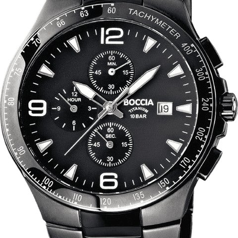 Boccia Titanium Chronograph 3773