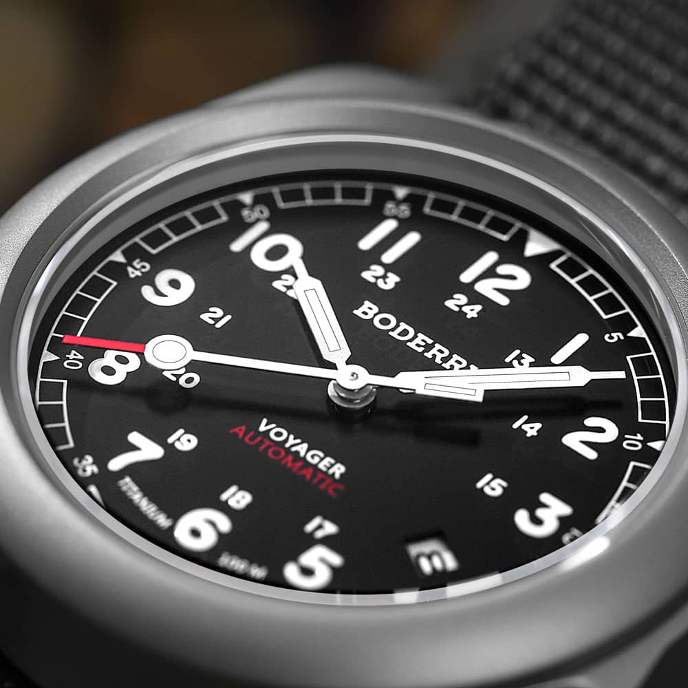 Boderry Voyager Titanium Field Watch