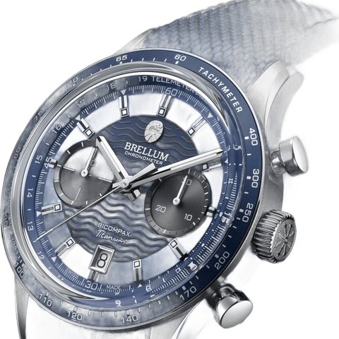Brellum Pandial Marina Bicompax Titanium Chronometer