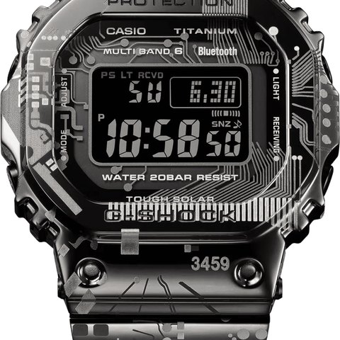 Casio G-Shock GMW-B5000TCC-1 (TranTixxii titanium)
