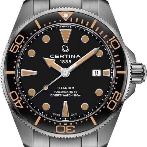 Certina DS Action Diver 43mm Powermatic 80 Titanium