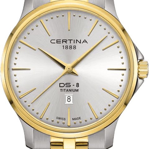 Certina DS-8 Lady 31mm Titanium Bicolor (silver dial)