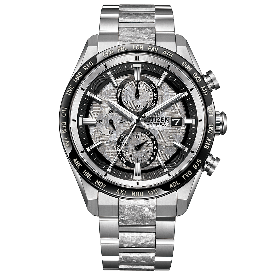 Citizen Attesa Platinum Shine Direct Flight (Super Titanium, Platinum DLC)