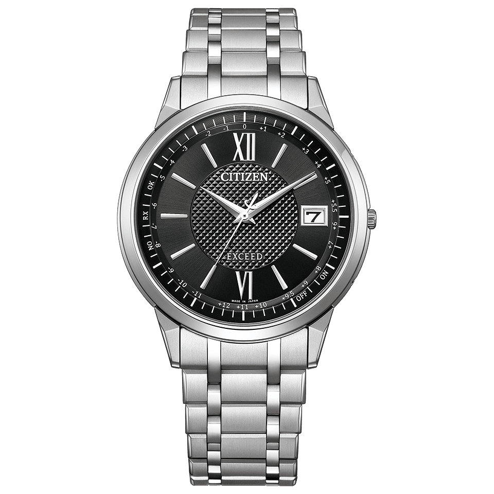 Citizen Exceed Eco-Drive Radio Direct Flight (Super Titanium)