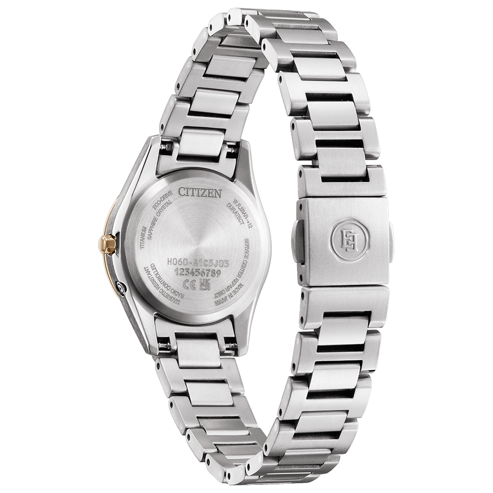 Citizen Exceed Eco-Drive Radio Ladies (Super Titanium)