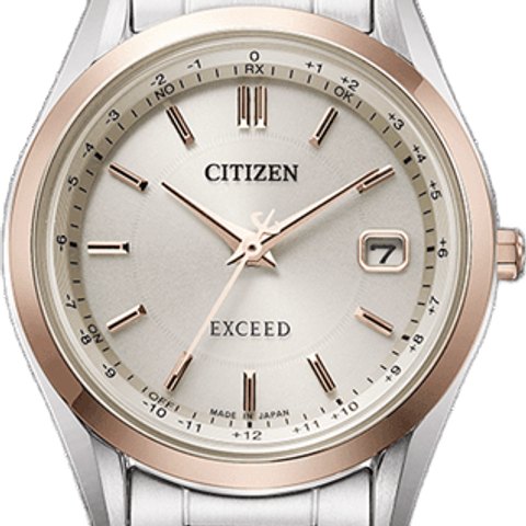 Citizen Exceed Eco-Drive Radio Ladies (Super Titanium)