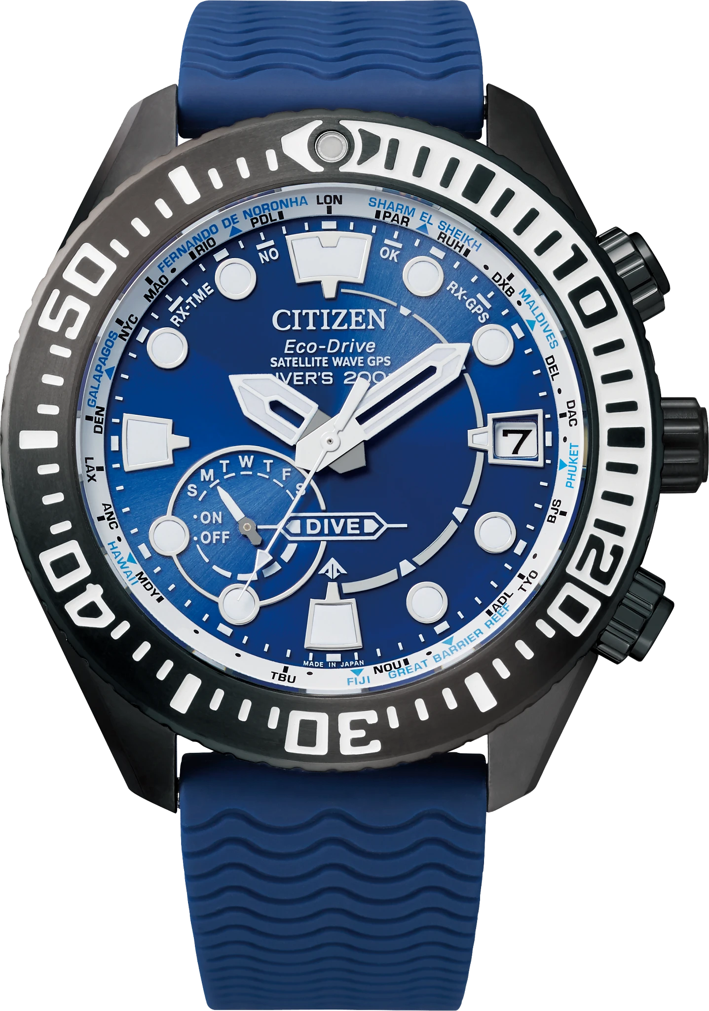 Citizen Promaster Satellite Wave GPS Diver 200m (Super Titanium)