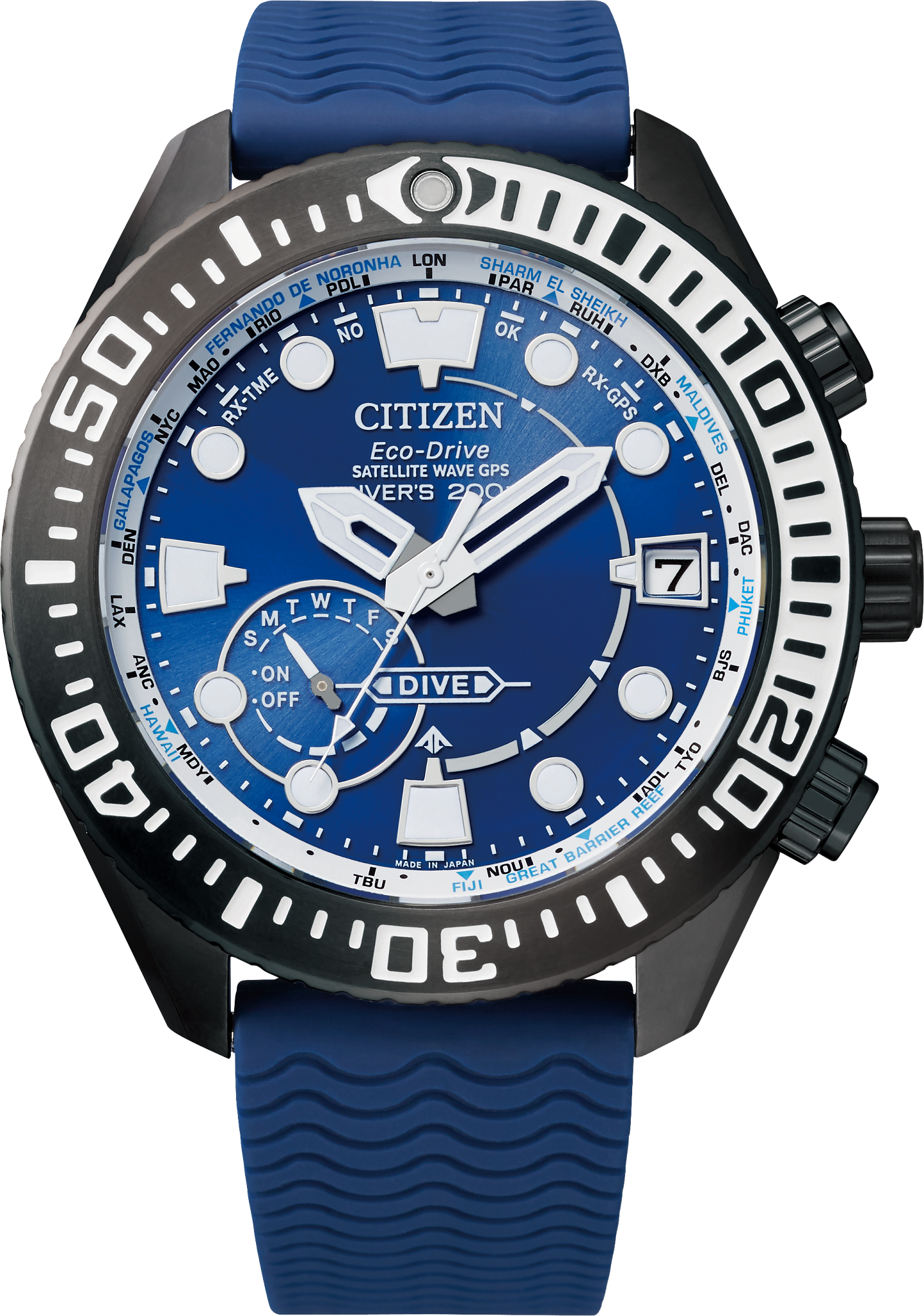 Citizen Promaster Satellite Wave GPS Diver 200m (Super Titanium)