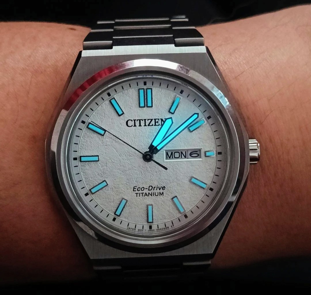 Citizen Zenshin Three-Hand Eco-Drive Super Titanium