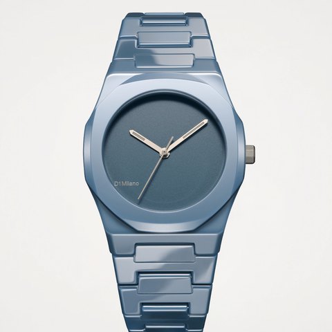 D1 Milano Ceramica 37mm Pure Blue