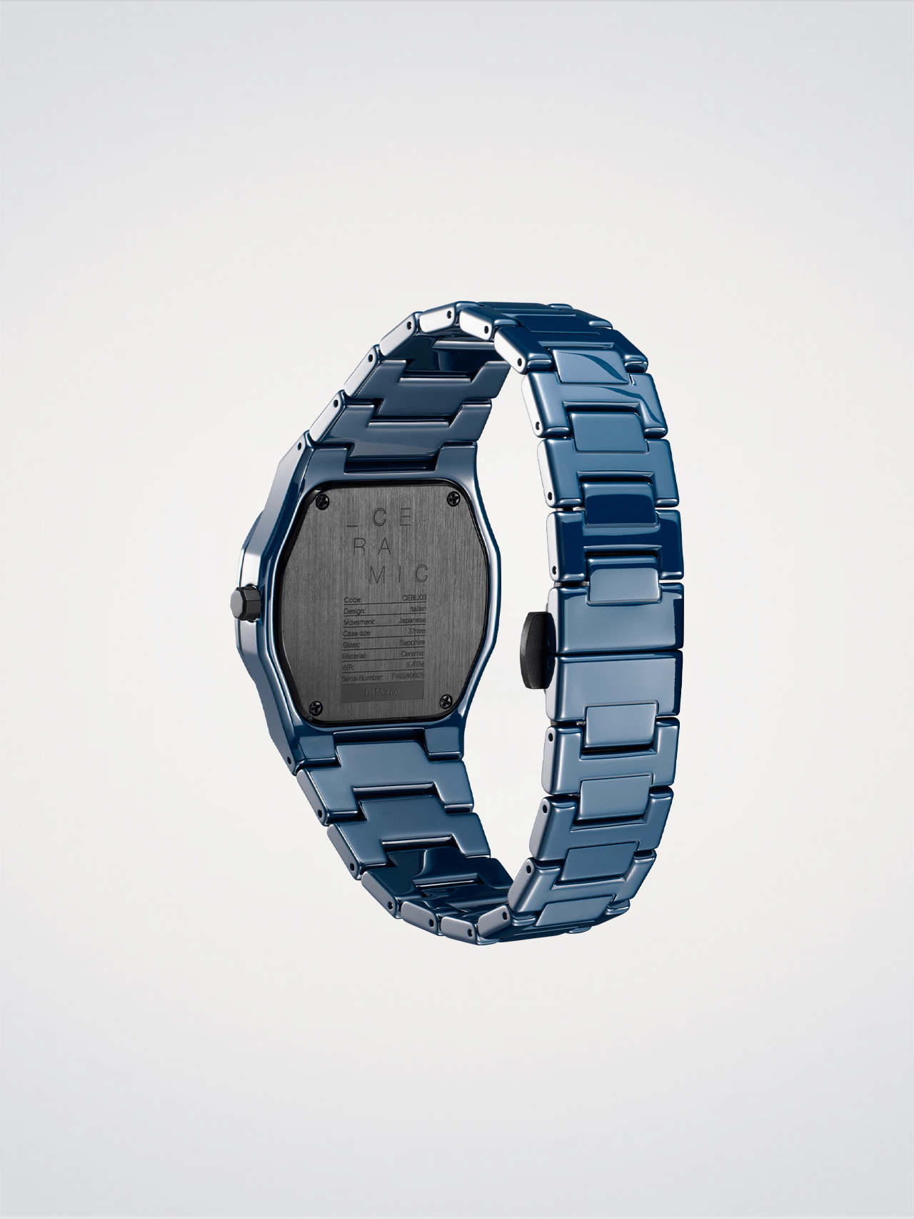 D1 Milano Ceramica 37mm Pure Indigo