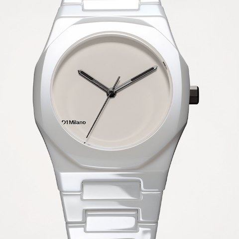 D1 Milano Ceramica 37mm Pure White