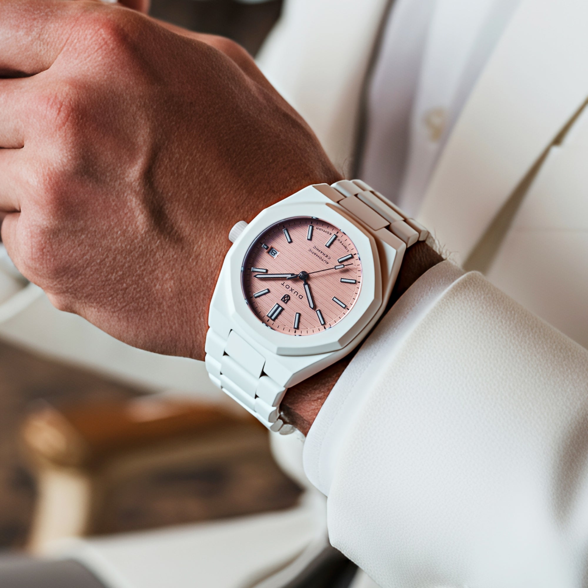Duxot Pamplona Ceramic Automatic Petal Cream (Limited Edition)