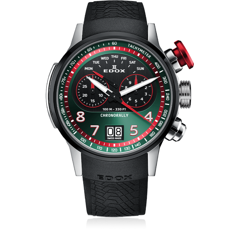 Edox Chronorally Chronograph Titanium