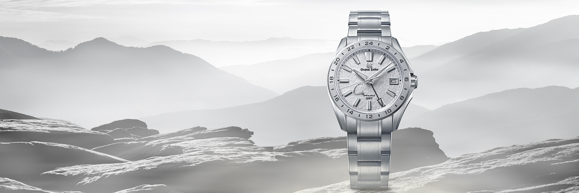 Grand Seiko Evolution 9 Spring Drive GMT (SBGE285, Mistflake)
