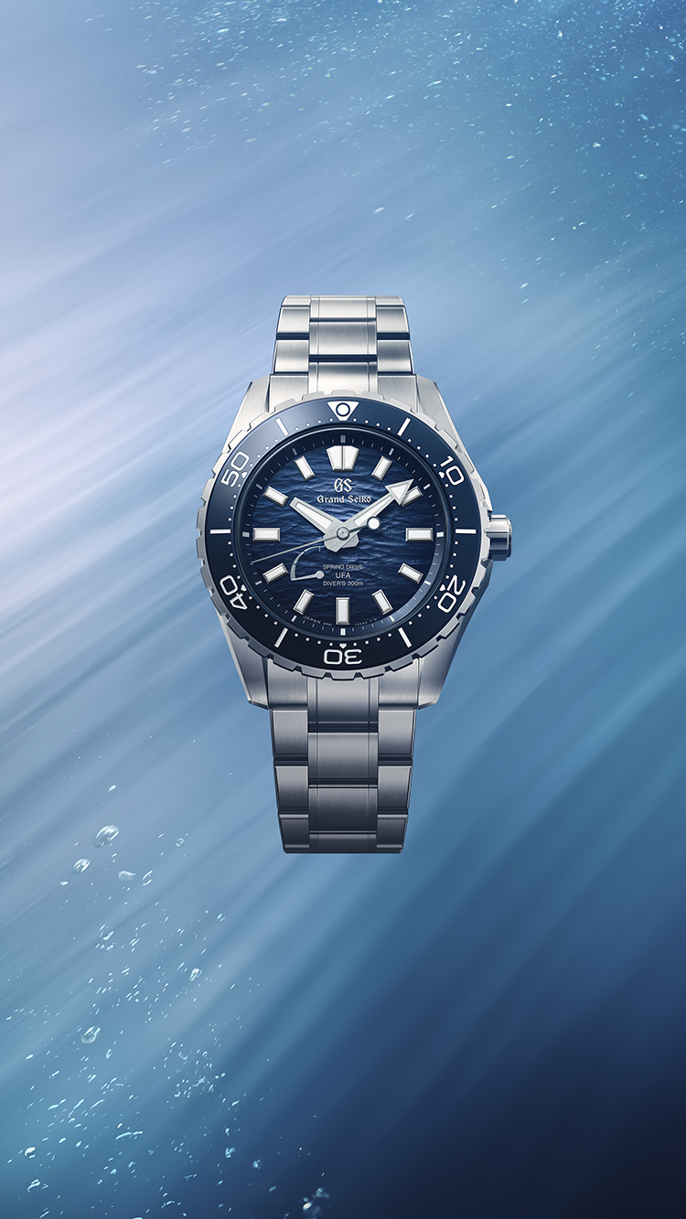 Grand Seiko Spring Drive U.F.A. Ushio 300 Diver (SLGB023, blue)