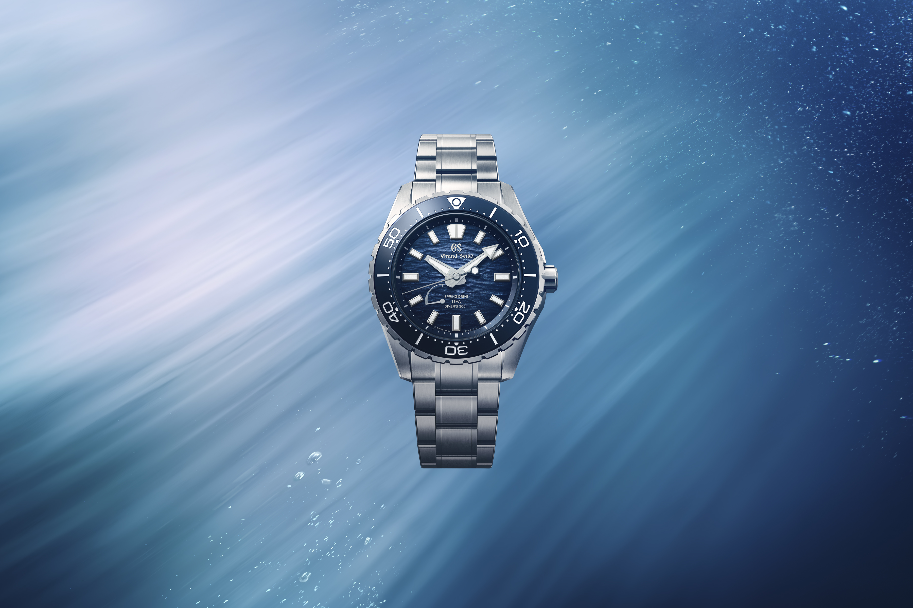 Grand Seiko Spring Drive U.F.A. Ushio 300 Diver (SLGB023, blue)