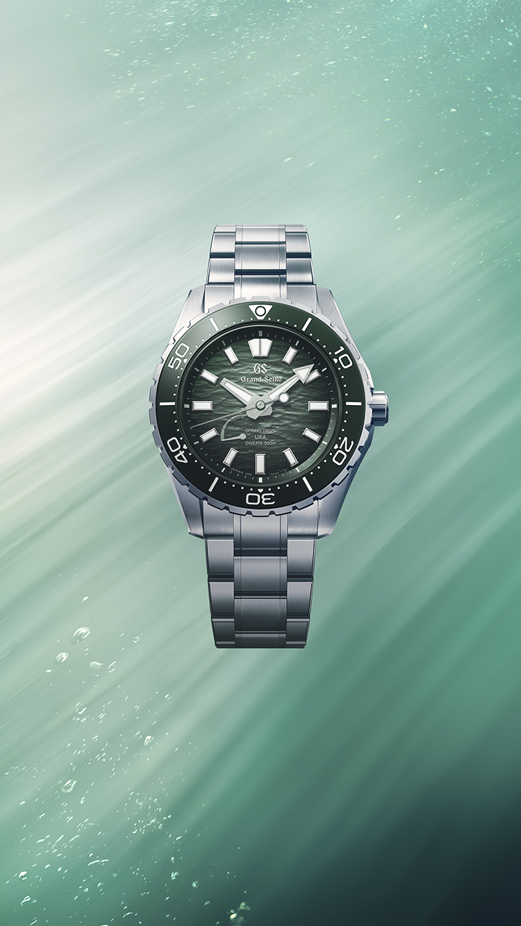 Grand Seiko Spring Drive U.F.A. Ushio 300 Diver (SLGB025, green)