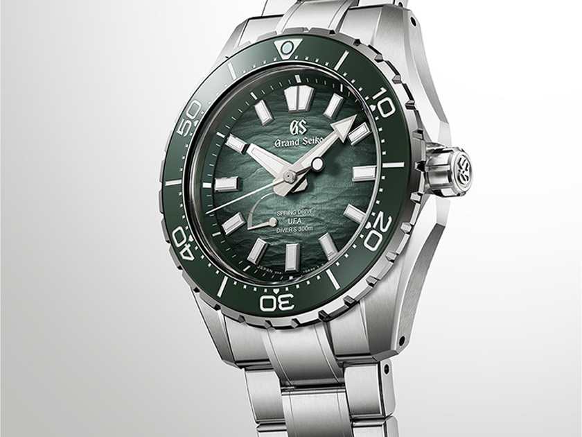 Grand Seiko Spring Drive U.F.A. Ushio 300 Diver (SLGB025, green)