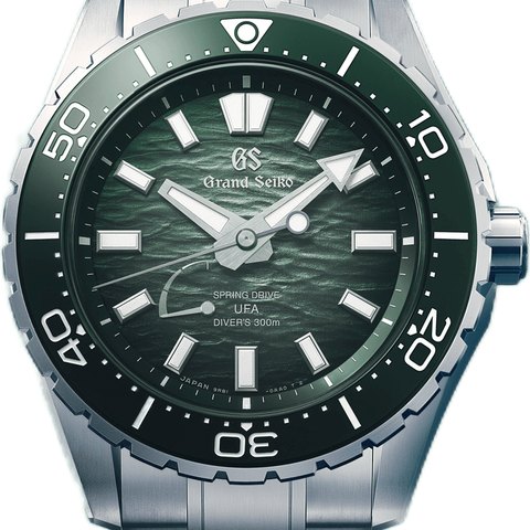 Grand Seiko Spring Drive U.F.A. Ushio 300 Diver (SLGB025, green)